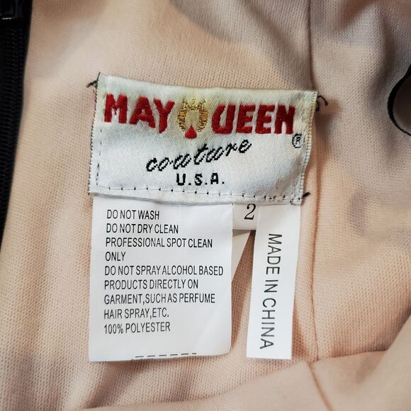 May Queen Couture Dark Floral Sheer Lace Maxi Skirt 2 Fairy Grunge Whimsigoth - Picture 11 of 11